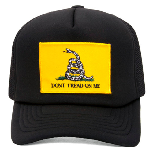 Military Patch Adjustable Trucker Hats - Don't Tread on Me