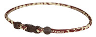 Phiten Titanium Necklace, Camouflage in Dark Brown, 22 Inches