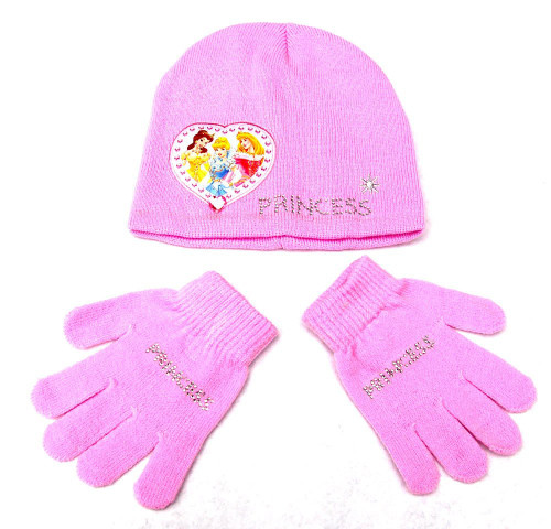 Disney Princess Youth Beanie and Gloves Combo