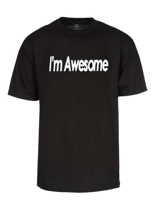 I'm Awesome Graphic T- Shirt Black