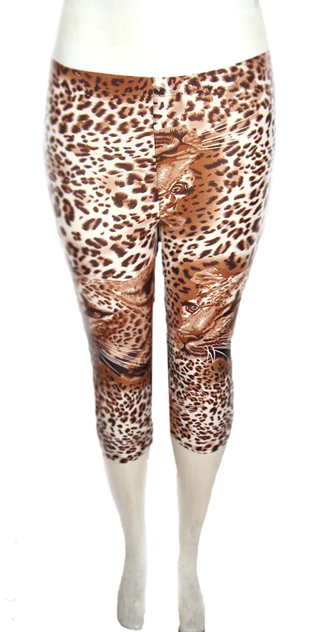Women's Skin Tight Cheetah Leggings - Gravity Trading