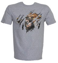 Shredded Fierce Bear Short Sleeve Shirt (Comes in different color and sizes)