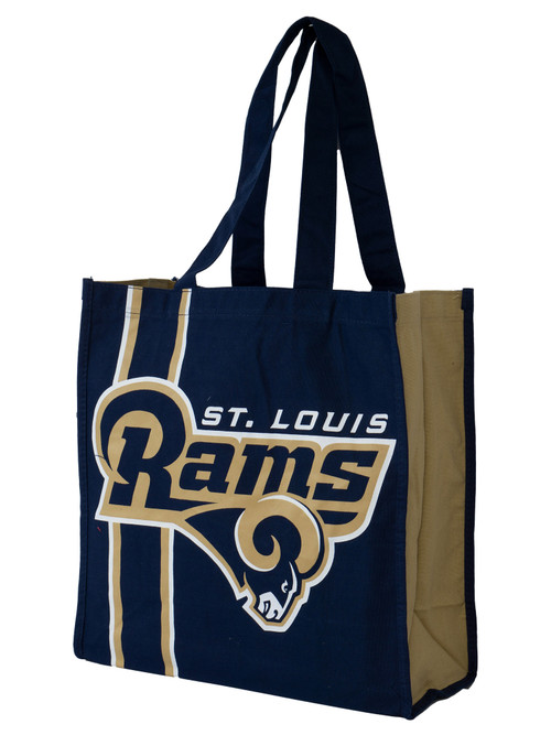 NFL Team Logo Reusable  St. Louis Rams Grocery Tote Shopping Bag