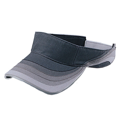 WAVE COTTON VISOR SHADING-OFF PRINT