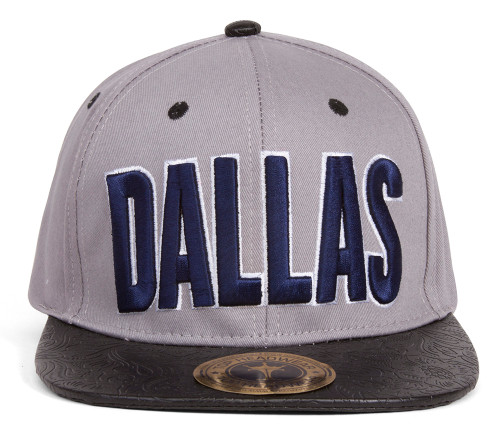 TopHeadwaer Dallas City Snapback w/ Floral Flat Bill