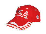 Top Headwear Youth Low Profile USA Flag Heavy Brushed Twil Cap