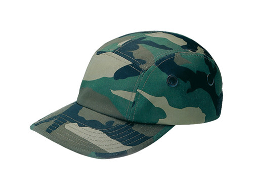 Top Headwear 5 Panel Camouflage Twill Cap