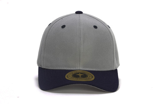 TopHeadwear Hook & Loop Adjustable Cap - Grey/Navy