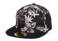 TopHeadwear Floral Snapback Hat W/ FREE PAIR OF SCREEN GLASSES