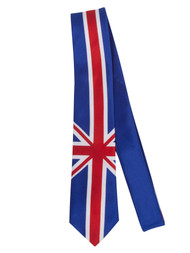Union Jack British Royal Skinny Neck Tie