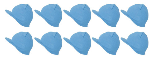 TopHeadwear Cuffless Beanie Visor 10 Piece Pack,  Sky