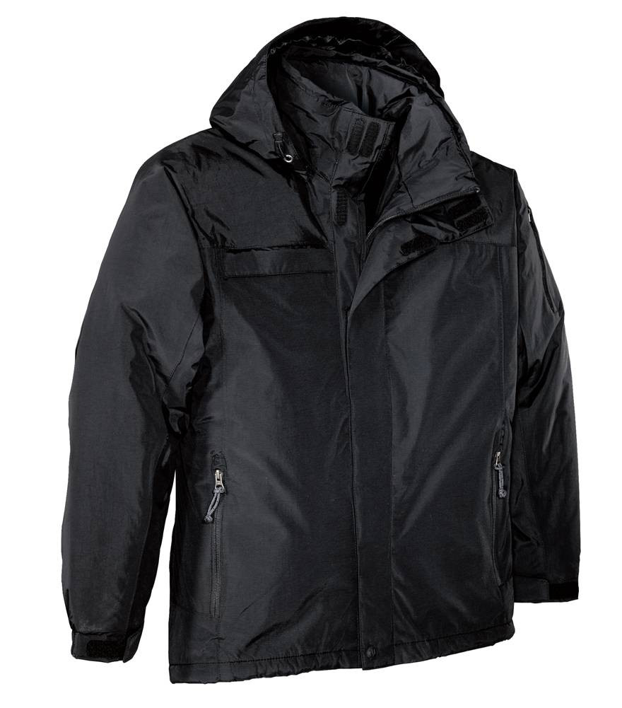 Big Mens Waterproof Nootka Jacket by Port Authority, Black 3XLT - Gravity  Trading