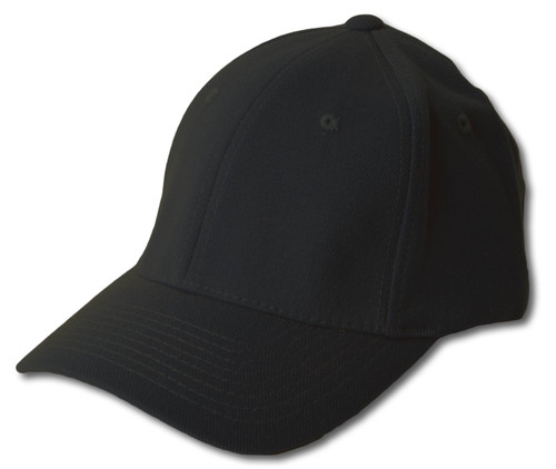 Fit All Flex Fitted Hat - Black