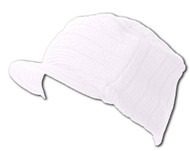 Flat Top  Cap - Stylish cap from MG - White