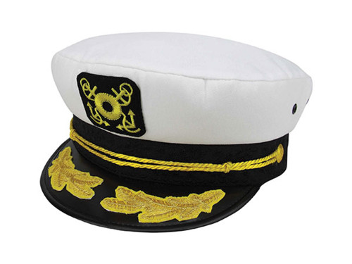 Cotton Captain Cap-Embroidered Captain