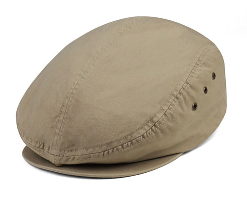 Washed Canvas Ivy Cap - Khaki