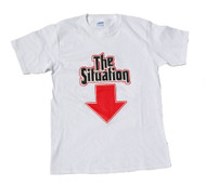The Situation Pointed Arrow Cotton T-Shirt - White