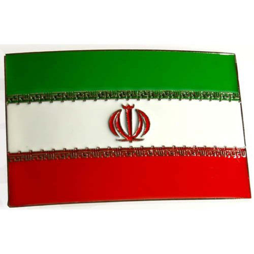 Iran Belt Buckle - Green White Red