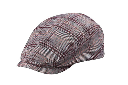 Fashion Plaid Ivy Cap, X-Large