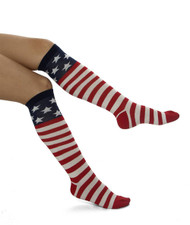USA United States of America Flag Knee High Sock