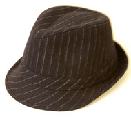 Pinstripe Fedora Hat