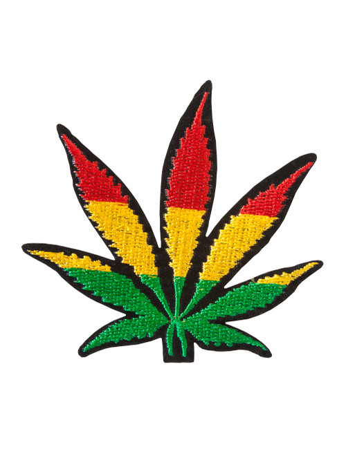 Rasta Marijuana Leaf Patch