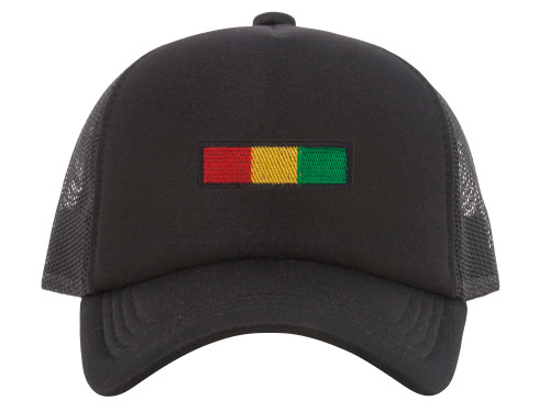 Rasta Stripe Trucker Hat