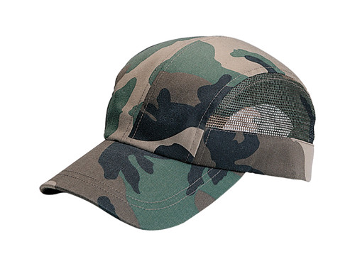 Top Headwear Camouflage Twill & Mesh Washed Cap