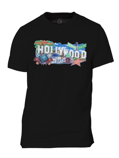 Mens Hollywood and Vine Short-Sleeve T-Shirt