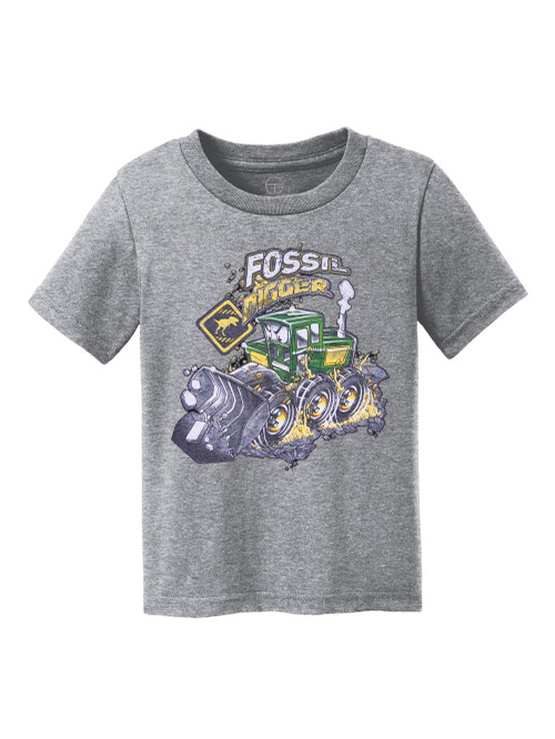 Fossil Digger Kids Cotton T-Shirt