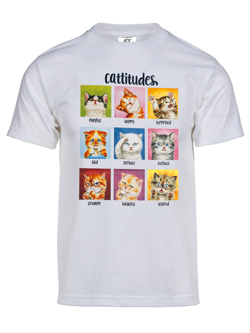 Men's Cattitudes Kitty Short-Sleeve T-Shirt