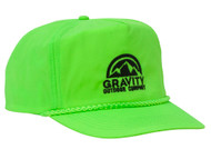 Logo Bright Neon Adjustable Nylon Baseball Hat