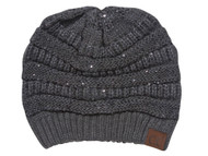 CC Winter Knitted Beanies w/ Sequins