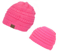 Mommy/Daughter Soft Beanie Combo