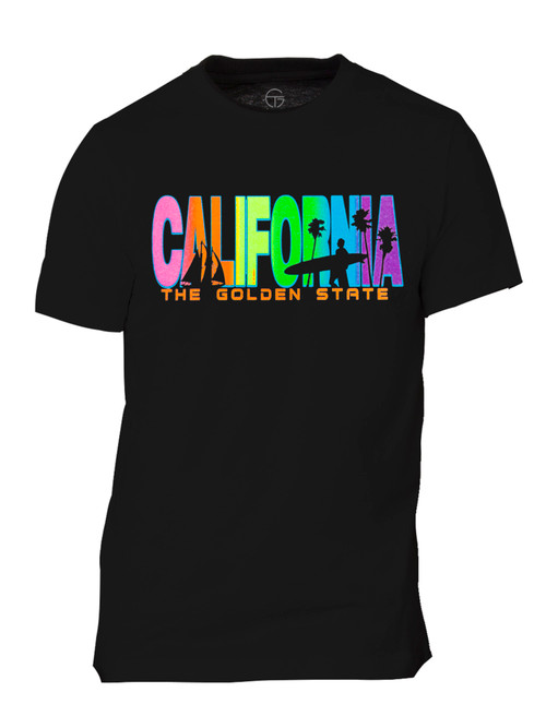 Mens California The Golden State Short-Sleeve T-Shirt