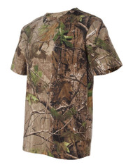 Outdoor Combo Camouflage Real Tree T-Shirt + Real Tree Hardwood Hat