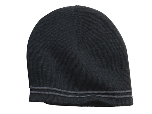 Top Headwear Stripe Sports Fan Beanie