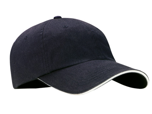 Top Headwear Sandwich Bill Cap w/ Striped Closure