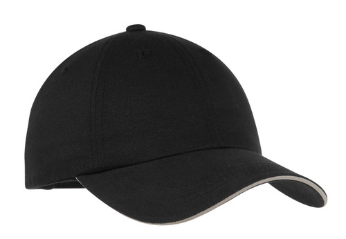 Top Headwear Reflective Sandwich Bill Hook & Loop Cap