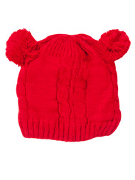 Double Pom Infant Winter Knitted Beanie