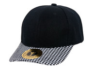 TopHeadwear Adjustable Structured Plaid Bill Hat