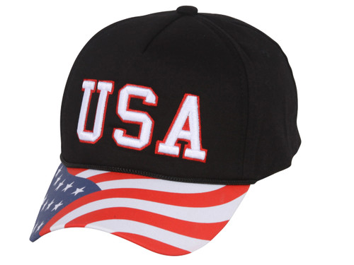 TopHeadwear USA Low Profile Striped Brim Adjustable Hat