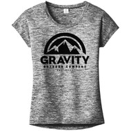 Womens Gravity Outdoor Co. PosiCharge Heather T-Shirt