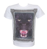 Konflic Fierce Panther Framed Muscle T-Shirt