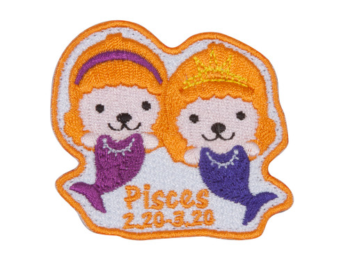 Pisce 2.20-3.20 Friendly Mermaid Touch Fastener Patch