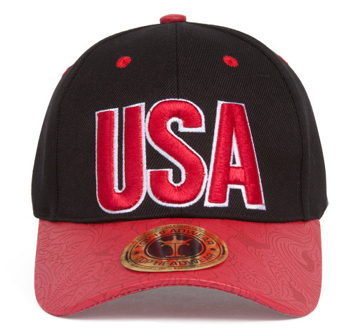 TopHeadwear USA Country Adjustable Cap w/ Curved Floral Bill