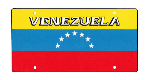 National Plastic License Plate Cover Holder, Venezuela