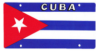 National Plastic License Plate Cover Holder, Cuba