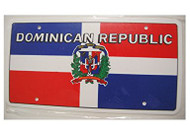 National Plastic License Plate Cover Holder, Dominican Republic