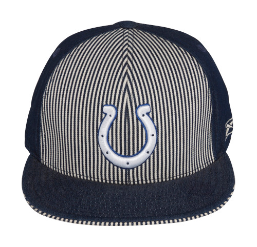 Indianapolis Colts NFL Reebok Fitted Hat Cap - Size 7 5/8
